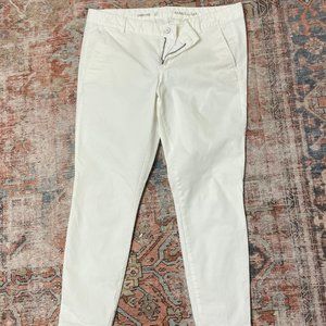 GAP Skinny Mini Khakis (White) | Size 12